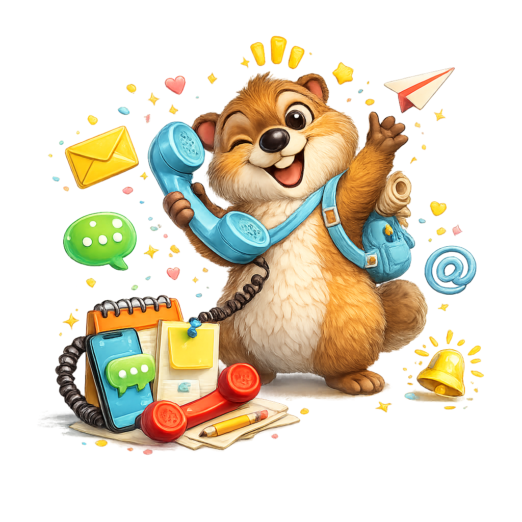 Bambili iletişim sayfası maskotu