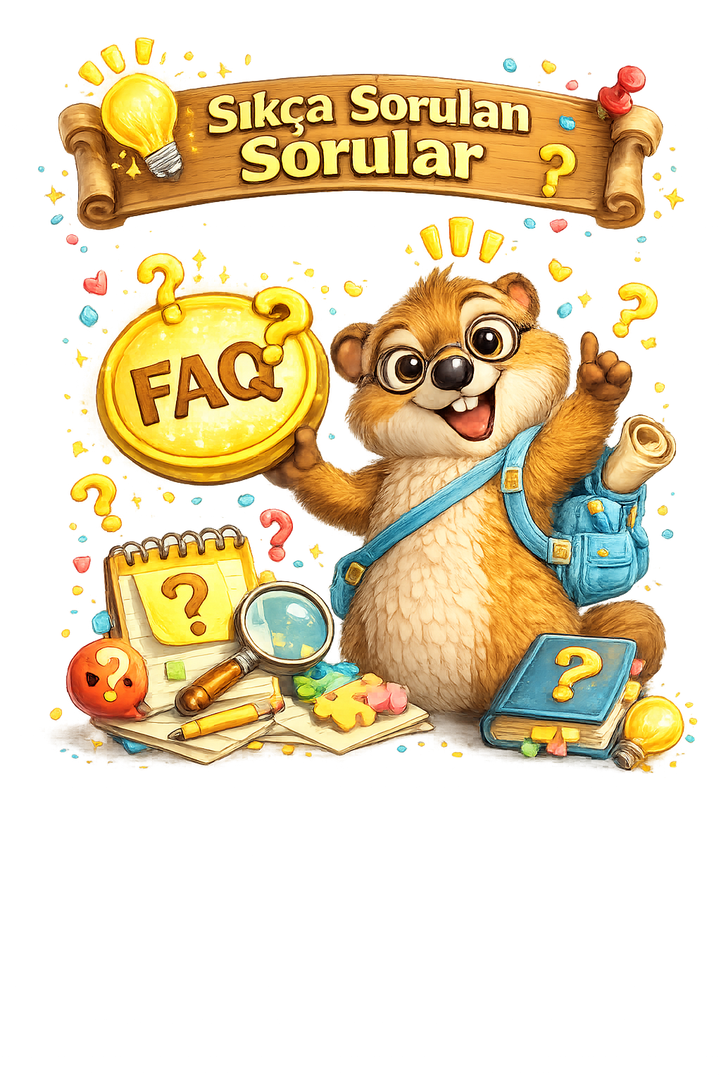 Bambili sss sayfası maskotu